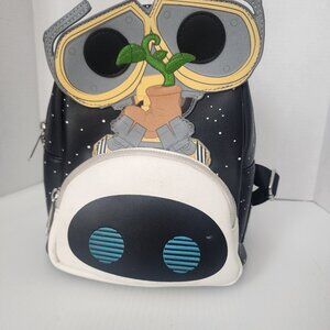 Disney Loungefly Funko Pop Pixar Wall-E & Eve Earth Day Mini Backpack Only NEW!
